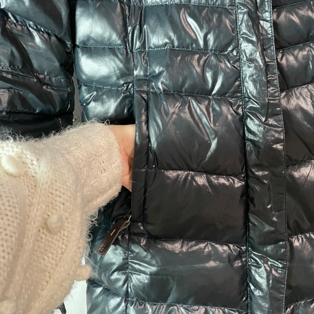 Lole Katie L Edition Long Coat Real Fur Parka - Picture 13 of 16